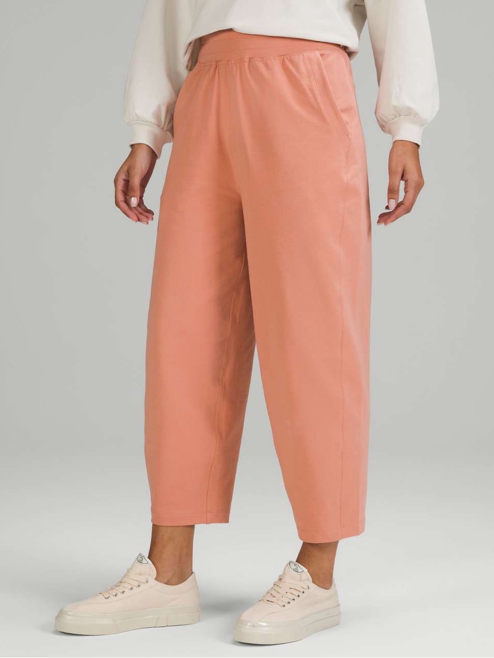 Lululemon LA Barrel Leg Pant in Pink Savannah sz 12